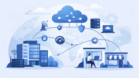 Como funciona a SD-WAN empresarial