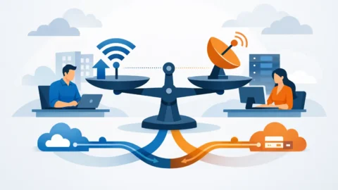 Balanceamento de links empresariais na prática