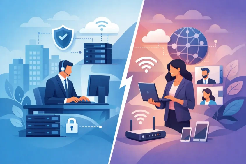 Dupla abordagem internet empresarial na prática