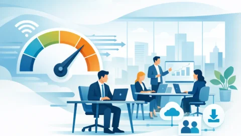 Qual velocidade ideal para escritório corporativo?